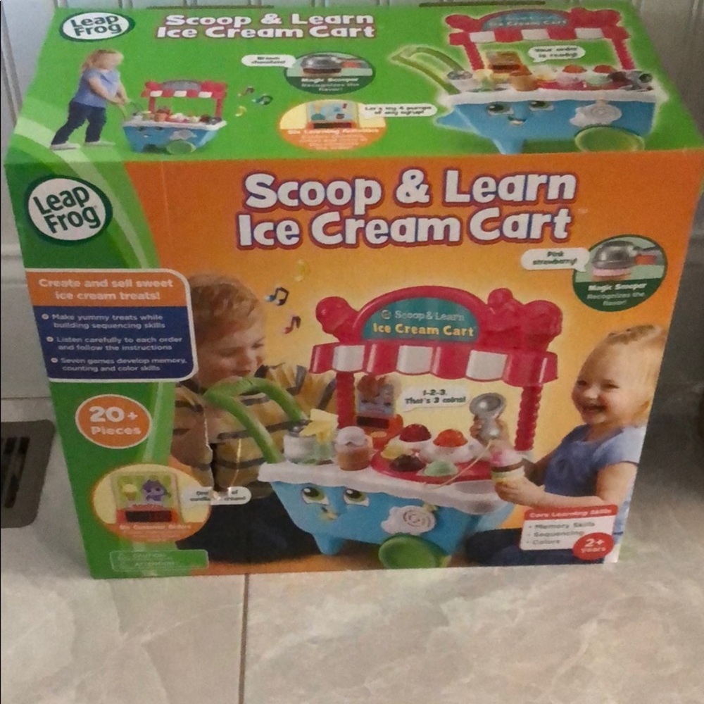 Leap frog scoop and learn ice cream cart